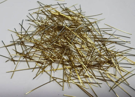Cobre de aço da fibra do micro do diâmetro 0.22mm revestido para o concreto