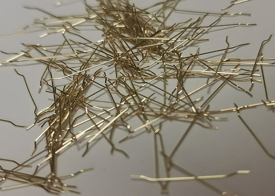 O micro revestido de cobre enganchou a fibra do metal reforçou o comprimento concreto do diâmetro 6mm 13mm 18mm de 0.2mm para a engenharia