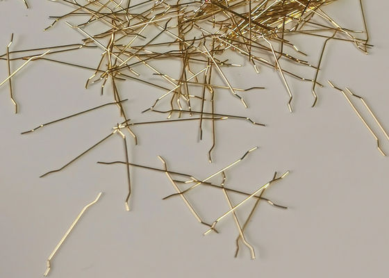 o cobre 2850Mpa revestiu a micro fibra que de aço enganchada das extremidades a força de alta elasticidade pré-fabricou dentro os painéis