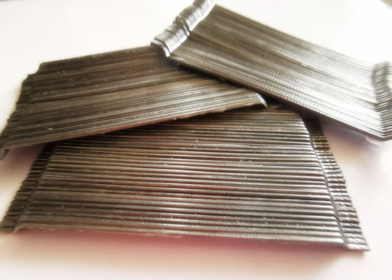 A extremidade enganchou a fibra de aço colada diâmetro de 0,5 - de 1.0mm para a construção