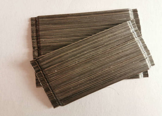 o carbono 1200Mpa colou a fibra de aço a extremidade enganchada dá forma ao material do fio de aço