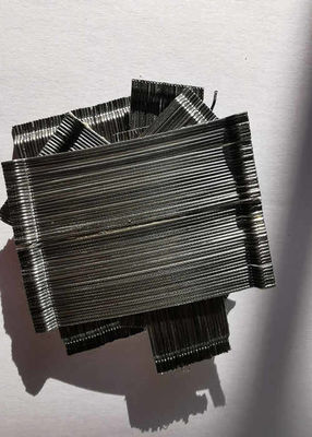 65/35BG 1250Mpa colou a fibra de aço extremidades enganchadas dá forma ao padrão de ASTM A 820