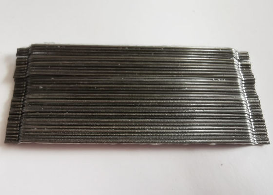 Fibra de aço colada de oposição chocante 60mm para concreto reforçado