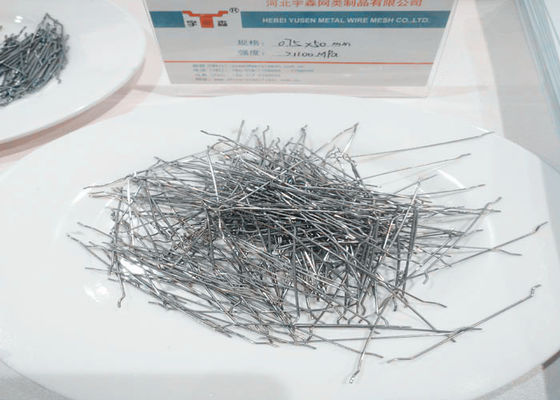 65/50 de quebra de oposição enganchada da fibra de aço concreta fraca da extremidade na terra industrial