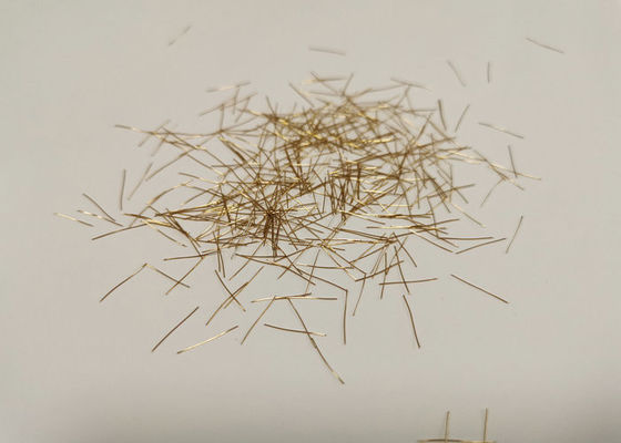 material de aço concreto do fio de cobre da fibra 2500Mpa de 0.2*6mm micro