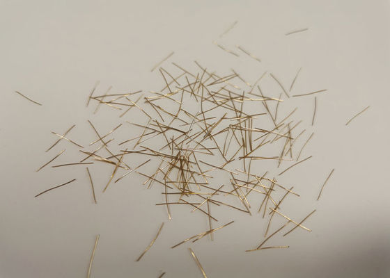 O cobre revestiu a micro resistência à tração de aço da fibra 2500Mpa para a laje de cimento