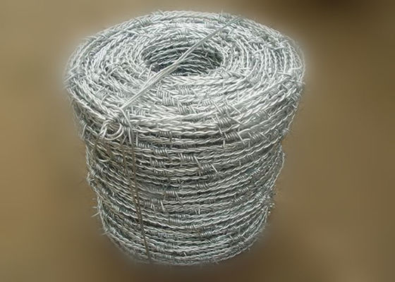 Ácido galvanizado elétrico/alcaloide do diâmetro da cerca 1.6-3.2mm do arame farpado anti