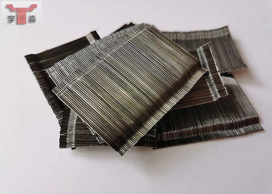 a fibra de aço da resistência à tração 1000Mpa-1500Mpa deformada dá forma à garantia de 1 ano