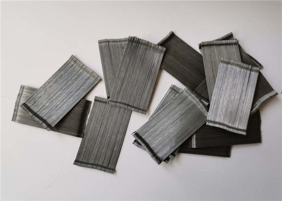 Gray Hooked End Steel Fiber, ISO de aço da fibra da construção do comprimento de 60mm aprovou