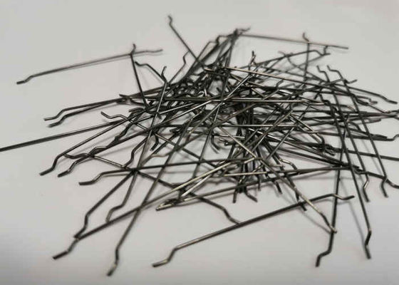 resistência de alta elasticidade de aço enganchada 0.6-1.0mm da força da fibra 25mm das extremidades
