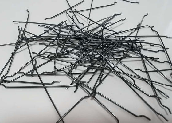 aço carbono alto enganchado 6mm-60mm da fibra de aço das extremidades para o pavimento