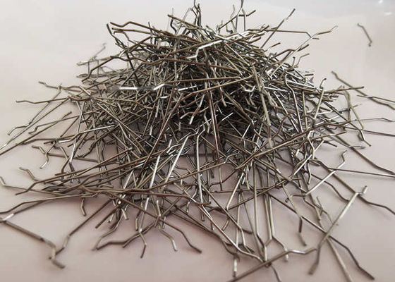 Tipo fraco comprimento da fibra 25mm do aço de Endhooked para o reforço concreto
