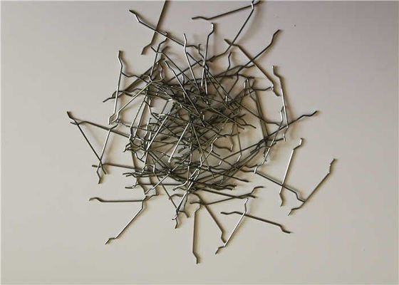 Baixa forma deformada 0.5*30mm da fibra do aço carbono ISO9001 para o reforço concreto