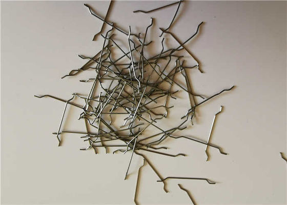 Baixa forma deformada 0.5*30mm da fibra do aço carbono ISO9001 para o reforço concreto