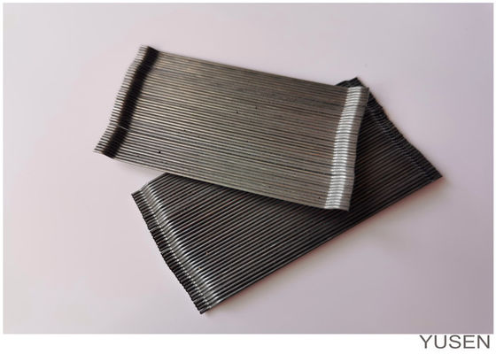 A extremidade enganchada metal colou a fibra de aço para a dosagem das estruturas concretas 10-60 quilogramas