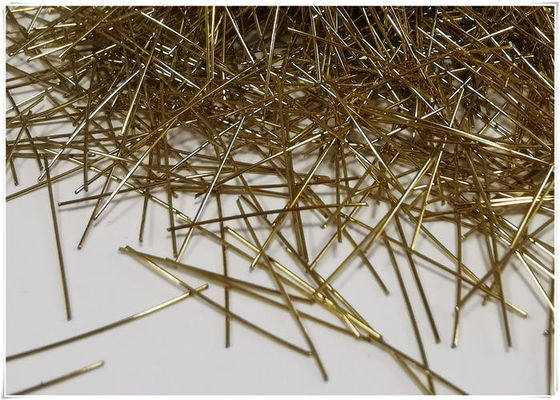 O cobre revestiu a força de alta elasticidade concreta 2500Mpa da micro fibra de aço
