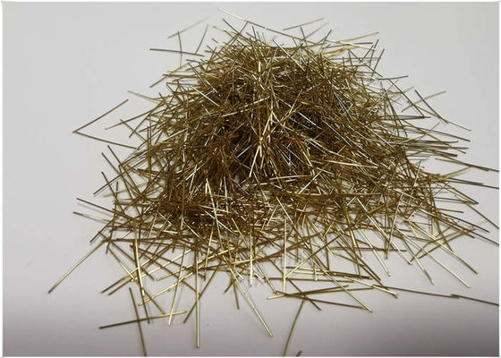 O cobre revestiu a micro fibra de aço de 0.22mm para o concreto reativo do pó