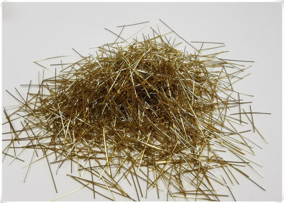 O cobre revestiu 0.2mm que a micro fibra de aço para pré-fabricou concreto