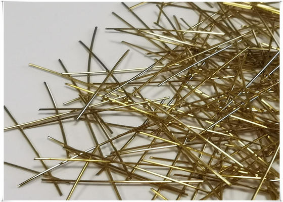 O cobre de aço da fibra do micro ultra de alta elasticidade da força revestiu o fio para o concreto