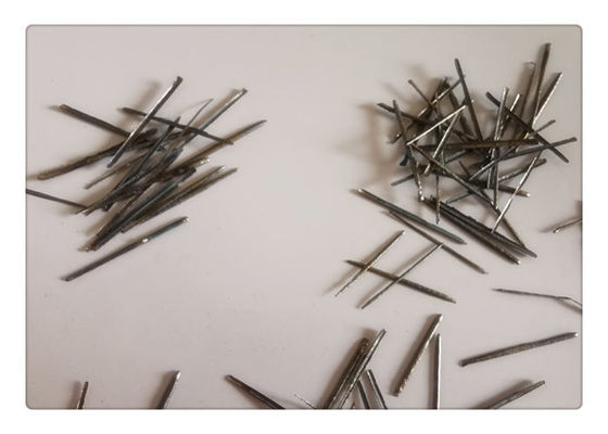 Resistência térmica da fibra de Crescent Melt Extracted Stainless Steel para tijolos refratários